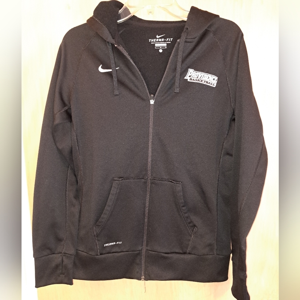 Men's Sweatshirt Full Zip Jacket Providence College Nike Large Black